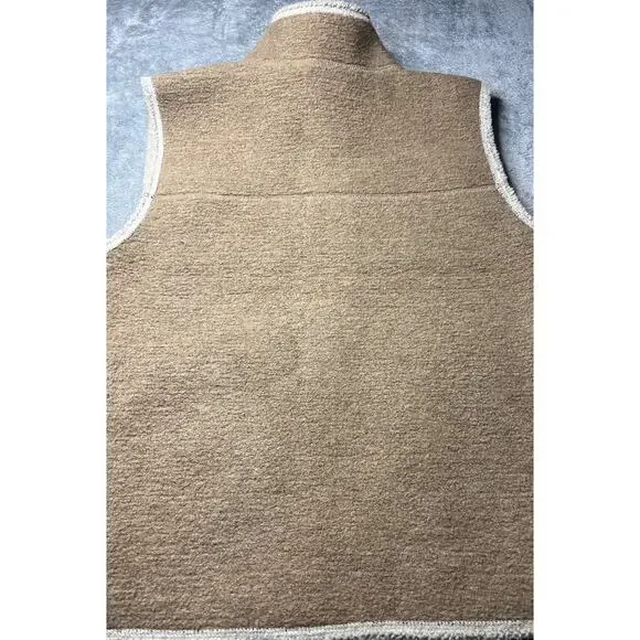 Woolrich Fleece Vest Women’s Large Browns Full Zip Outdoor SOFT Size Medium - Picture 4 of 7